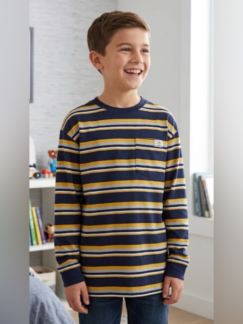 NWT Old Navy Striped Long Sleeve Kids Tee
